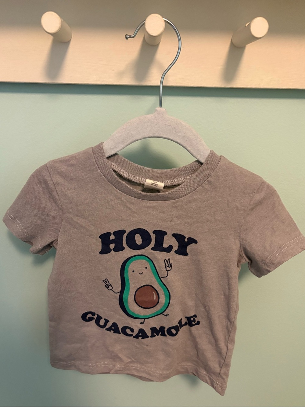 Tucker + Tate Light Taupe 'Holy Guacamole' Avocado Graphic Tee